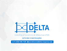 Tablet Screenshot of delta-maquinas.com